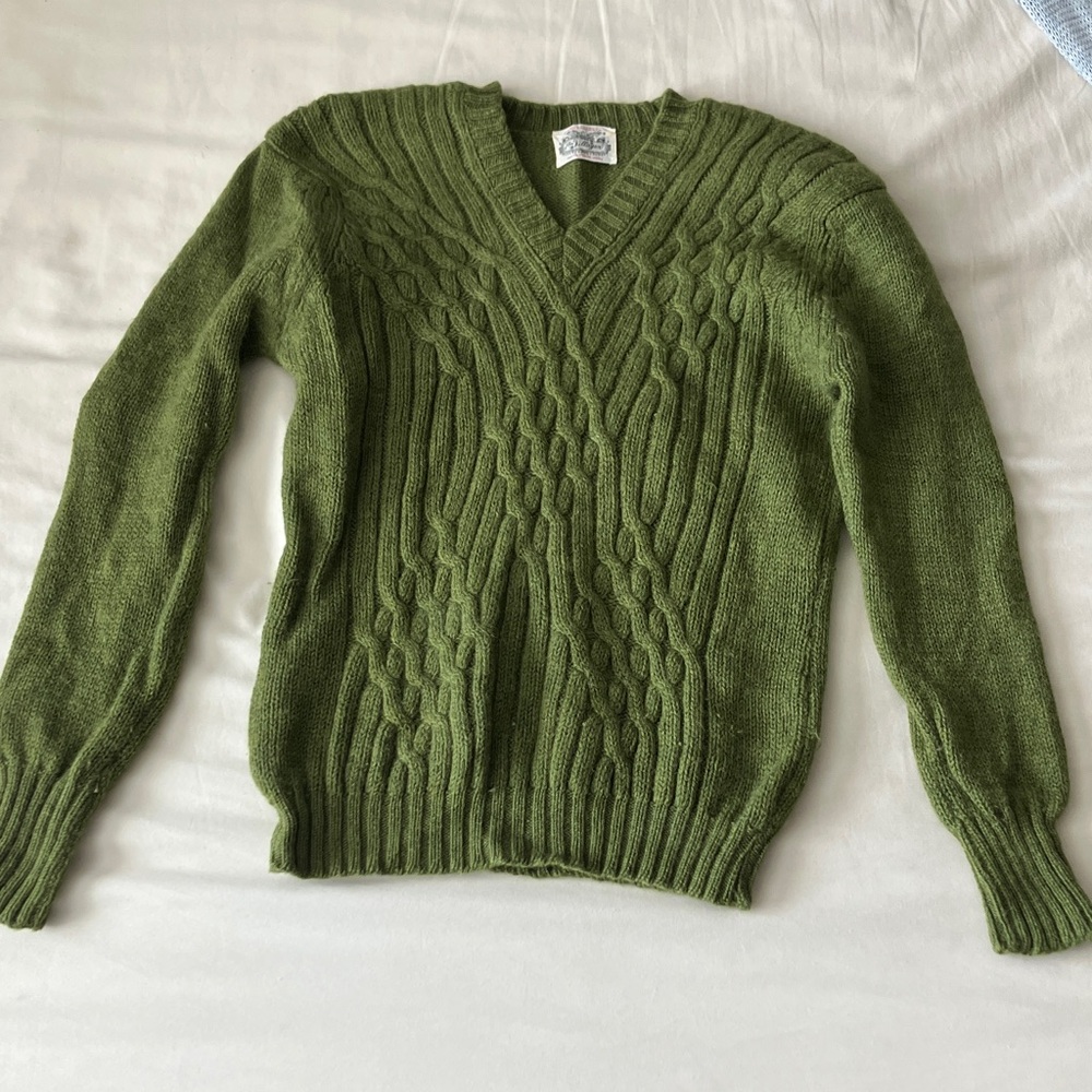 100% Wool Hand Loomed Sweater